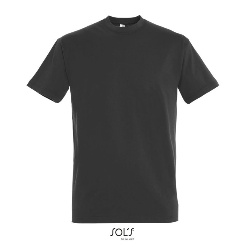 Camiseta Hombre Cuello Redondo Imperial Sols - Gris Oscuro - Sols