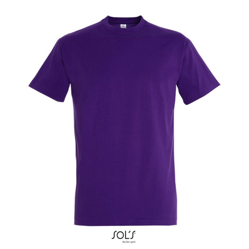 Camiseta Hombre Cuello Redondo Imperial Sols - Morado Oscuro - Sols
