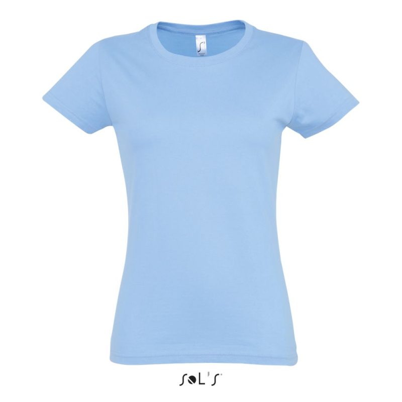Camiseta Mujer Cuello Redondo Imperial Women Sols - Azul Cielo - Sols
