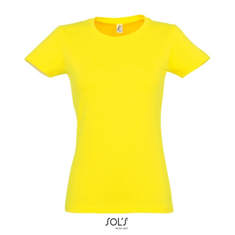 Camiseta Mujer Cuello Redondo Imperial Women Sols - Limón - Sols