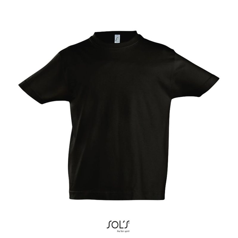 Camiseta Niño Cuello Redondo Imperial Kids Sols - Negro Profundo - Sols
