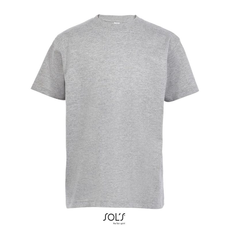 Camiseta Niño Cuello Redondo Imperial Kids Sols - Gris Mezcla - Sols