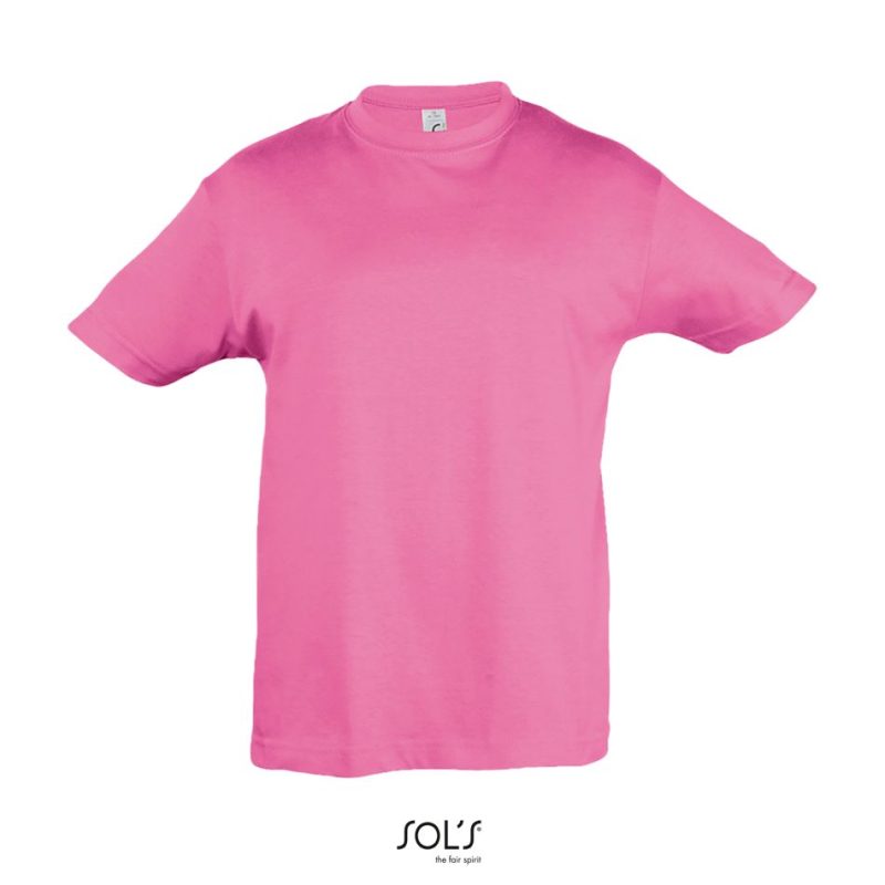 Camiseta Niño Cuello Redondo Regent Kids Sols - Rosa Orquídea - Sols