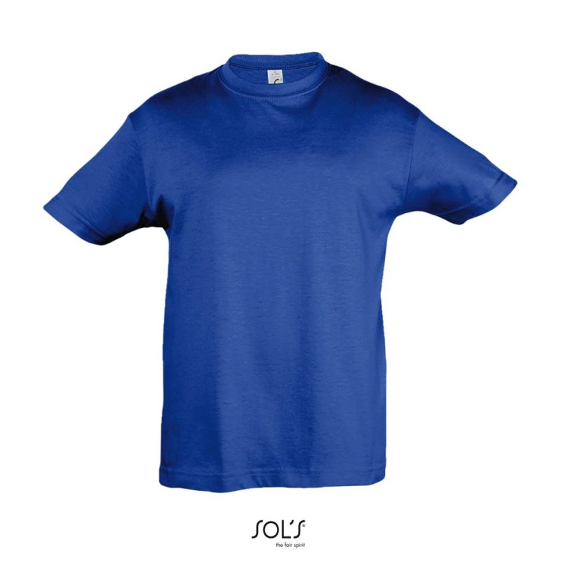 Camiseta Niño Cuello Redondo Regent Kids Sols - Azul Royal - Sols