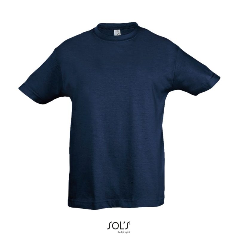 Camiseta Niño Cuello Redondo Regent Kids Sols - Denim - Sols