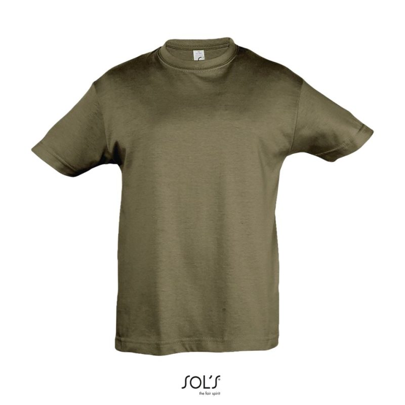 Camiseta Niño Cuello Redondo Regent Kids Sols - Army - Sols