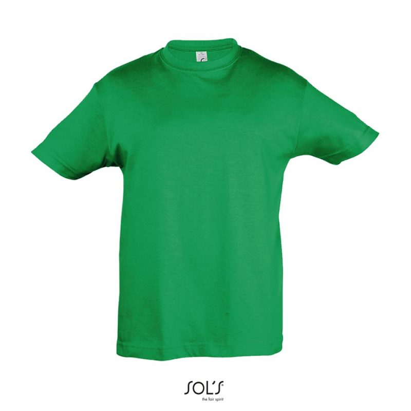 Camiseta Niño Cuello Redondo Regent Kids Sols - Verde Pradera - Sols
