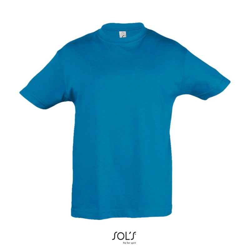 Camiseta Niño Cuello Redondo Regent Kids Sols - Aqua - Sols