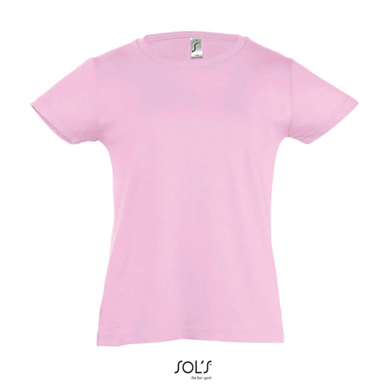 Camiseta Niña Cherry Sols - Rosa Médio - Sols