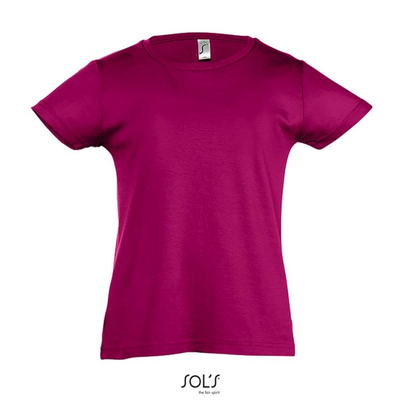 Camiseta Niña Cherry Sols - Fucsia - Sols