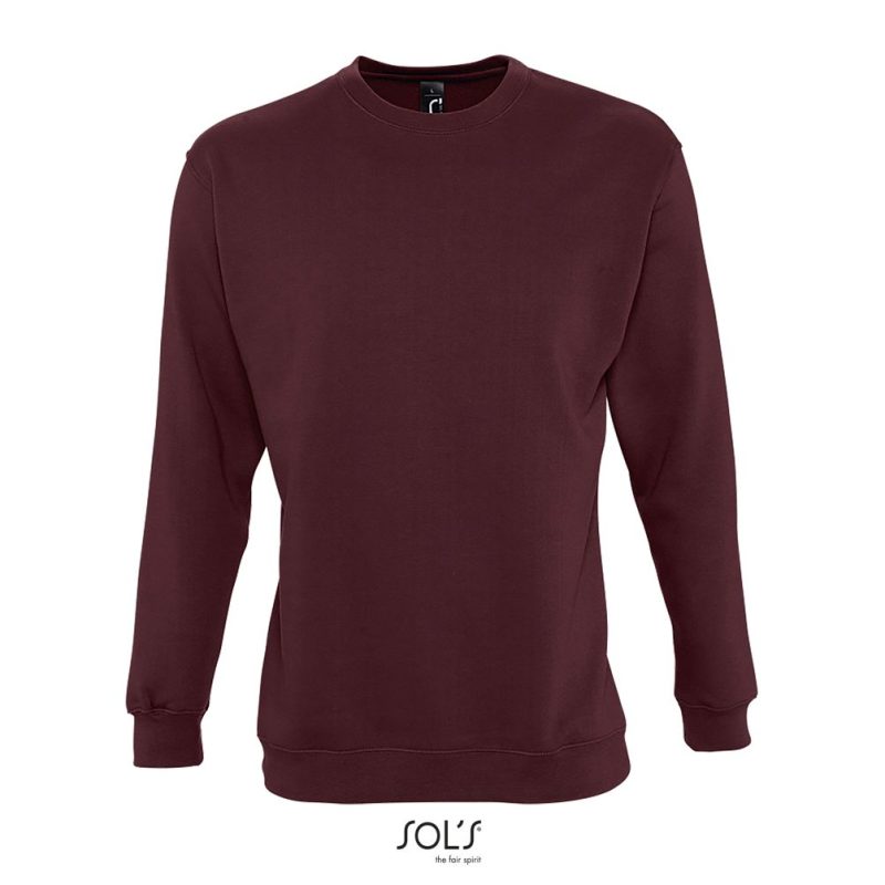 Sudadera Unisex New Supreme Sols - Burdeos - Sols