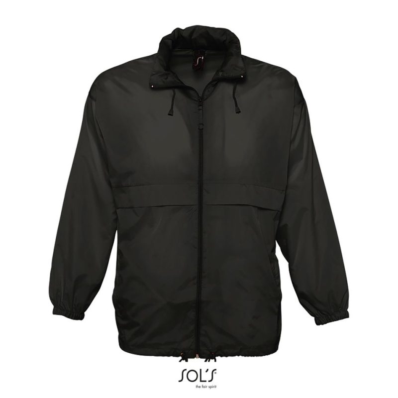 Cortaviento Unisex Hidrófugo Surf Sols - Negro - Sols