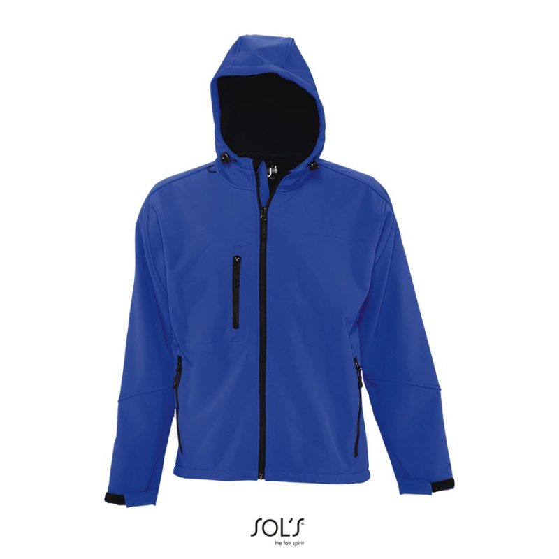 Softshell Con Capucha Para Hombre Replay Men Sols - Azul Royal - Sols