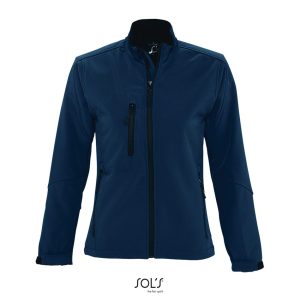 Softshell Con Cremallera Para Mujer Roxy Sols - Azul Profundo - Sols