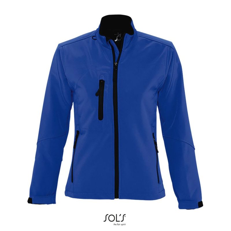 Softshell Con Cremallera Para Mujer Roxy Sols - Azul Royal - Sols