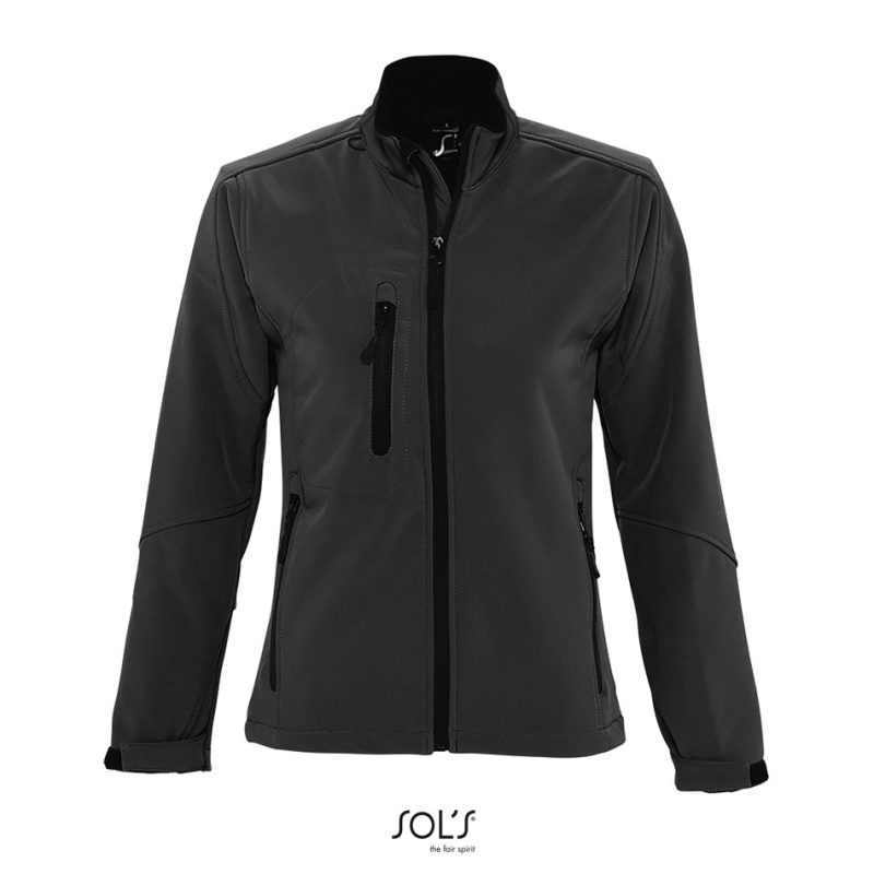 Softshell Con Cremallera Para Mujer Roxy Sols - Antracita - Sols