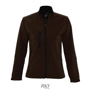 Softshell Con Cremallera Para Mujer Roxy Sols - Chocolate Oscuro - Sols