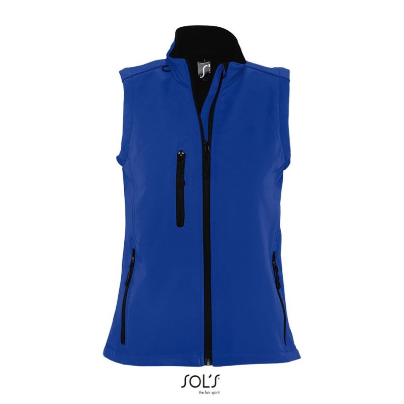 Chaleco Softshell Para Mujer Rallye Women Sols - Azul Royal - Sols