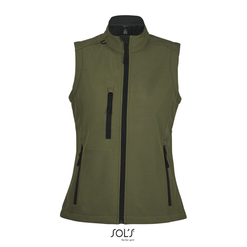 Chaleco Softshell Para Mujer Rallye Women Sols - Army - Sols