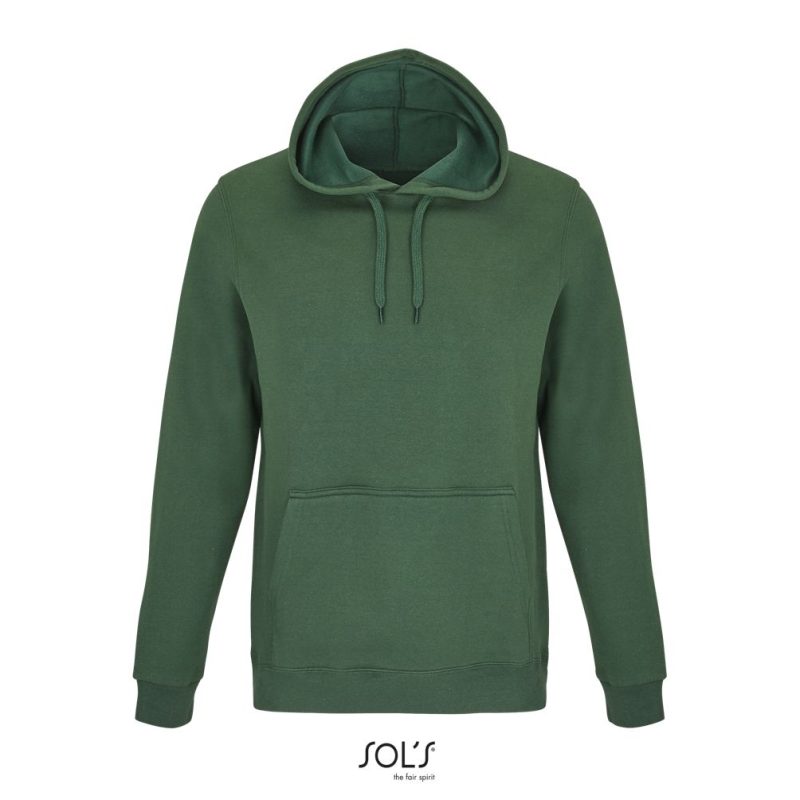 Sudadera Unisex Con Capucha Snake Sols - Verde Botella - Sols