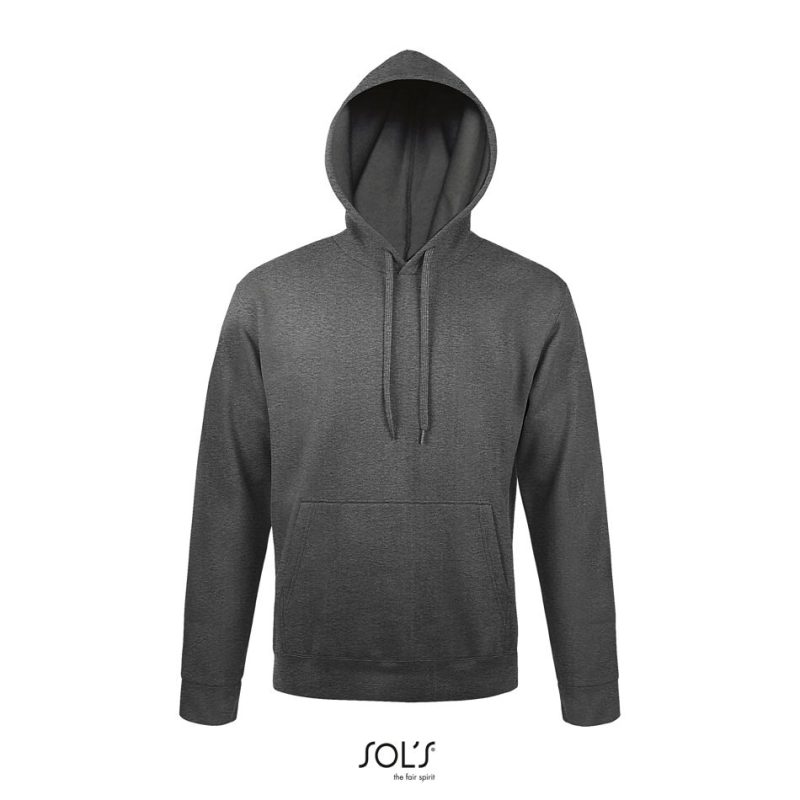 Sudadera Unisex Con Capucha Snake Sols - Antracita Mezcla - Sols