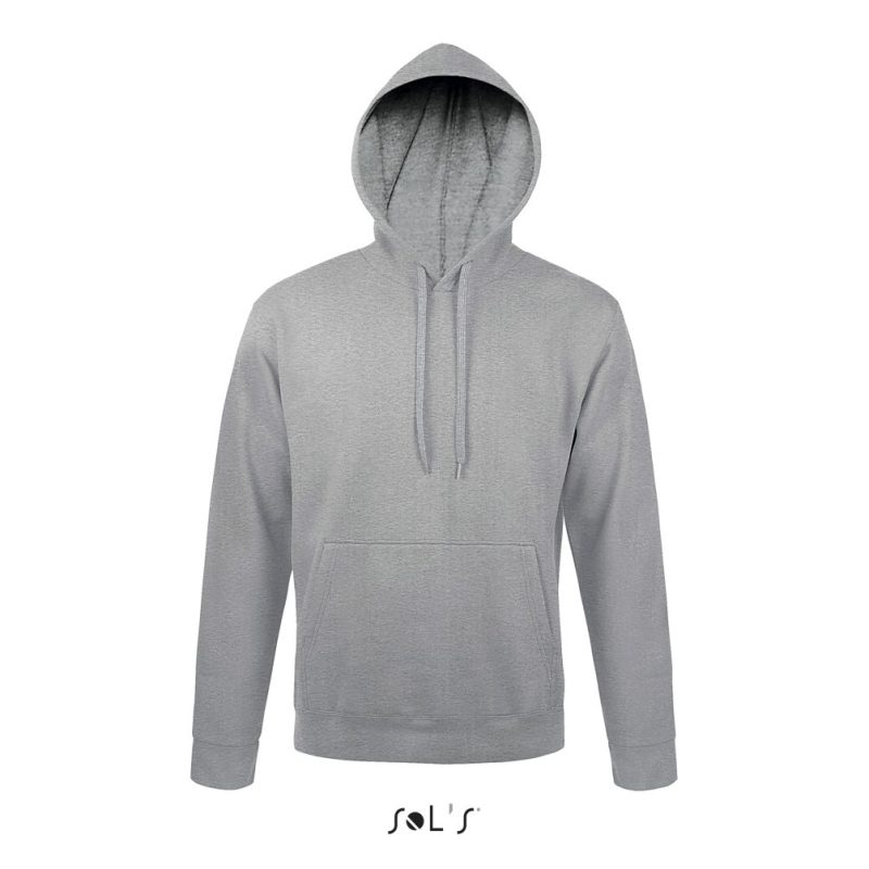 Sudadera Unisex Con Capucha Snake Sols - Gris Mezcla - Sols