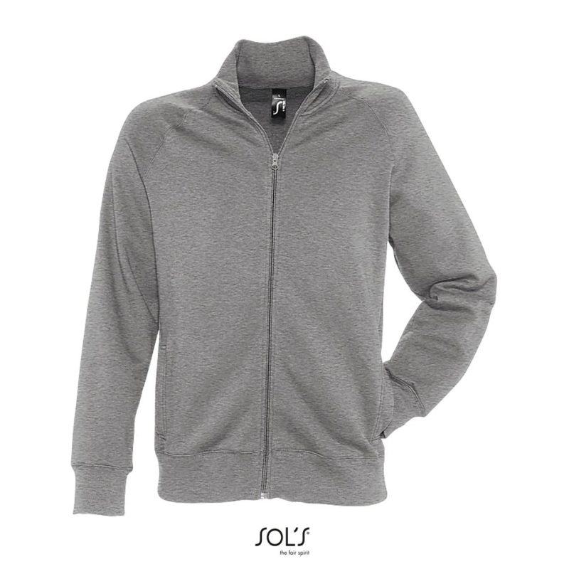 Chaqueta De Hombre Con Cremallera Sundae Sols - Gris Mezcla Profundo - Sols
