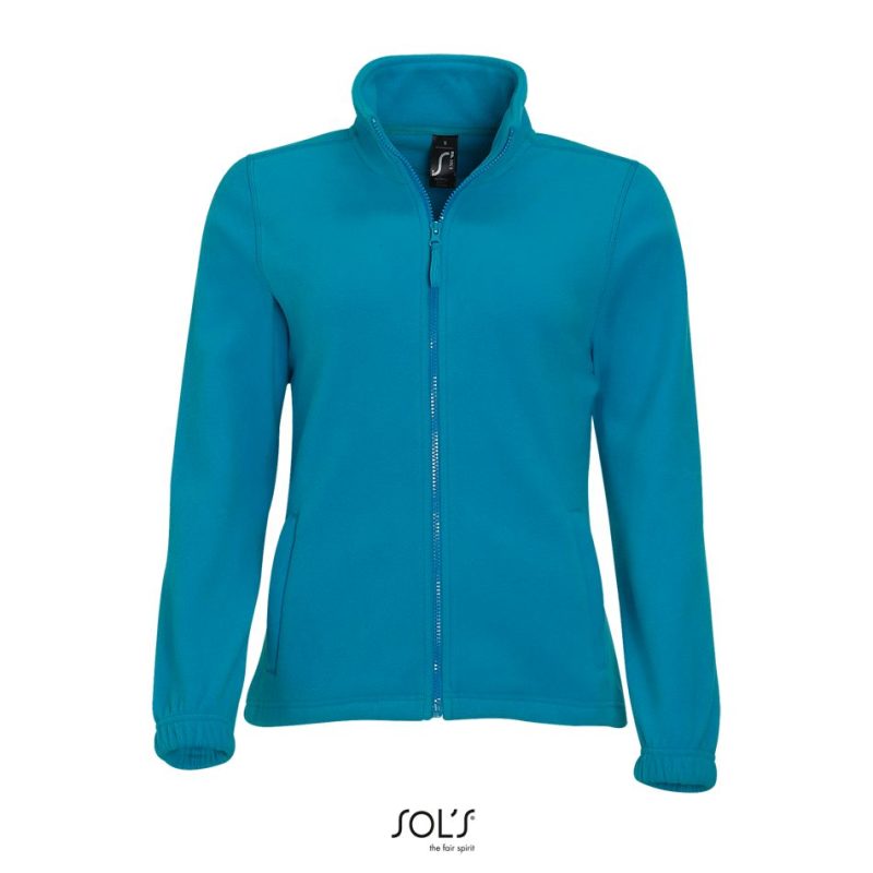 Chaqueta Polar Con Cremallera Para Mujer North Women Sols - Aqua - Sols