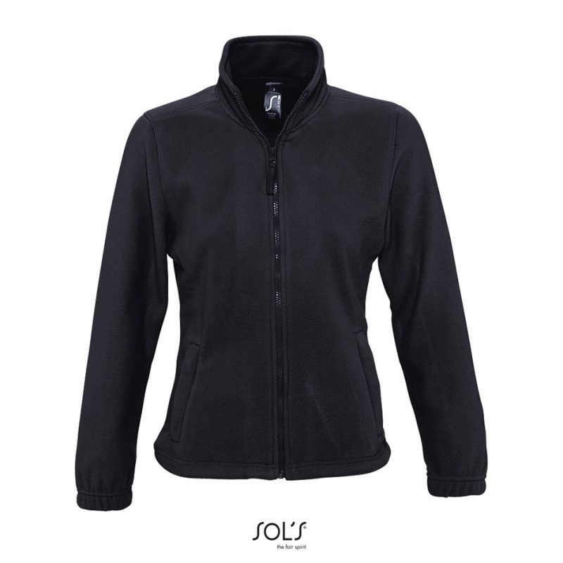 Chaqueta Polar Con Cremallera Para Mujer North Women Sols - Antracita - Sols