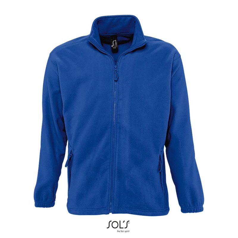 Chaqueta Con Cremallera Para Hombre North Sols - Azul Royal - Sols