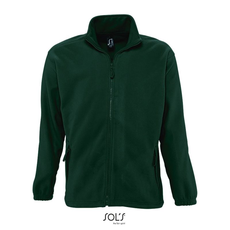 Chaqueta Con Cremallera Para Hombre North Sols - Verde Pino - Sols