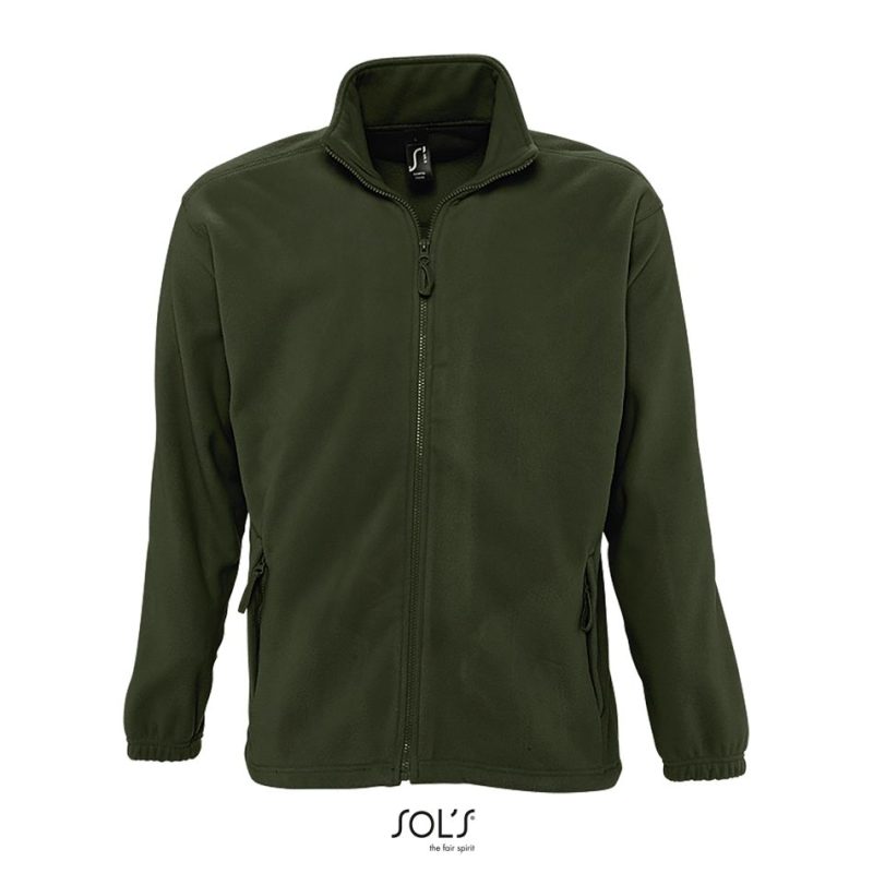 Chaqueta Con Cremallera Para Hombre North Sols - Army - Sols