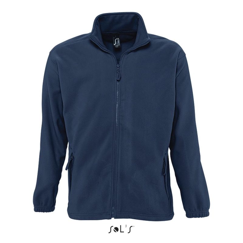 Chaqueta Con Cremallera Para Hombre North Sols - Azul Marino - Sols