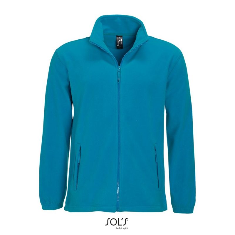 Chaqueta Con Cremallera Para Hombre North Sols - Aqua - Sols