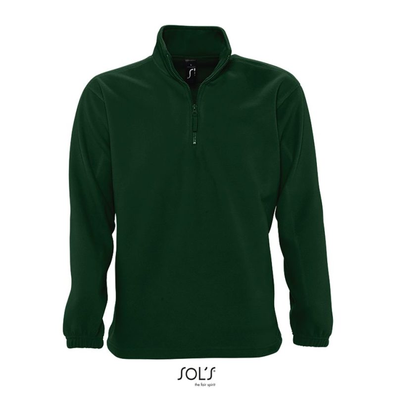 Polar Unisex Media Cremallera Ness Sols - Verde Pino - Sols