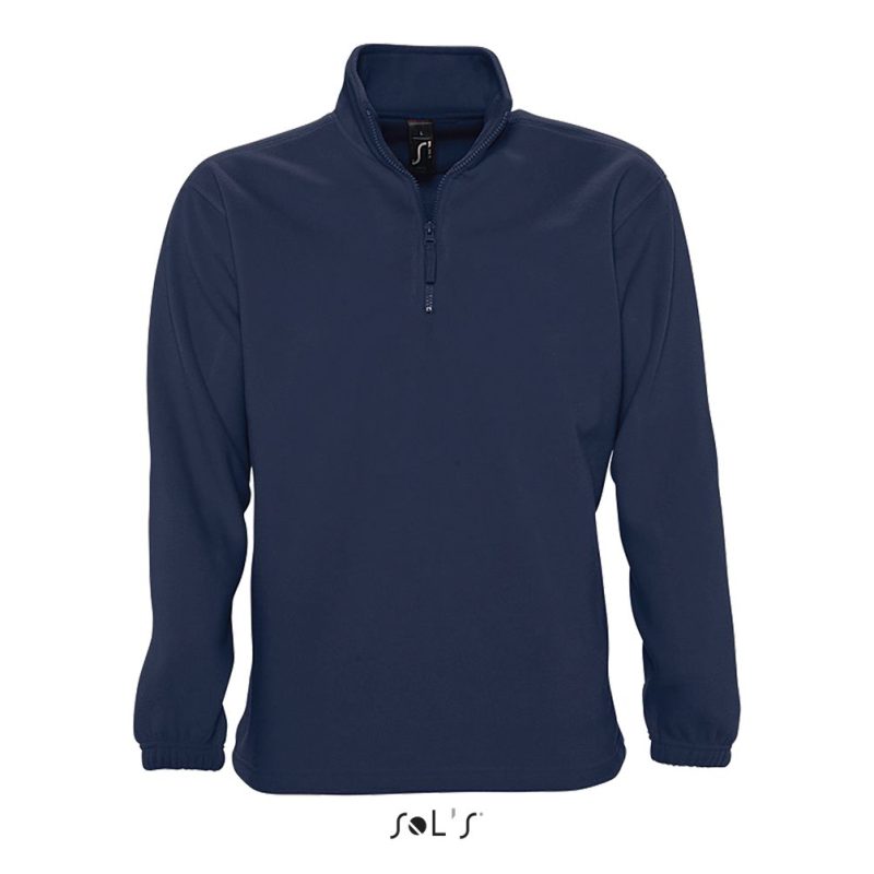 Polar Unisex Media Cremallera Ness Sols - Azul Marino - Sols