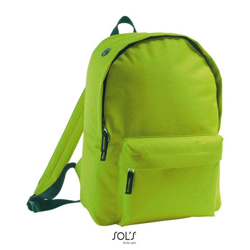 Mochila De Poliéster 600D Rider Sols - Verde Manzana - Sols