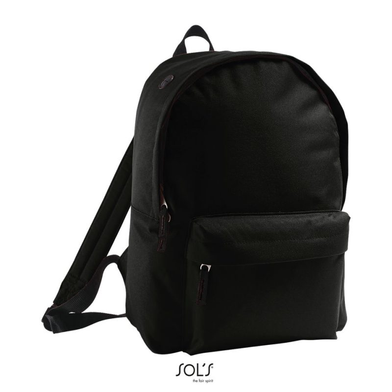 Mochila De Poliéster 600D Rider Sols - Negro - Sols