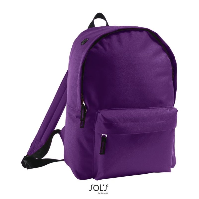 Mochila De Poliéster 600D Rider Sols - Morado Oscuro - Sols