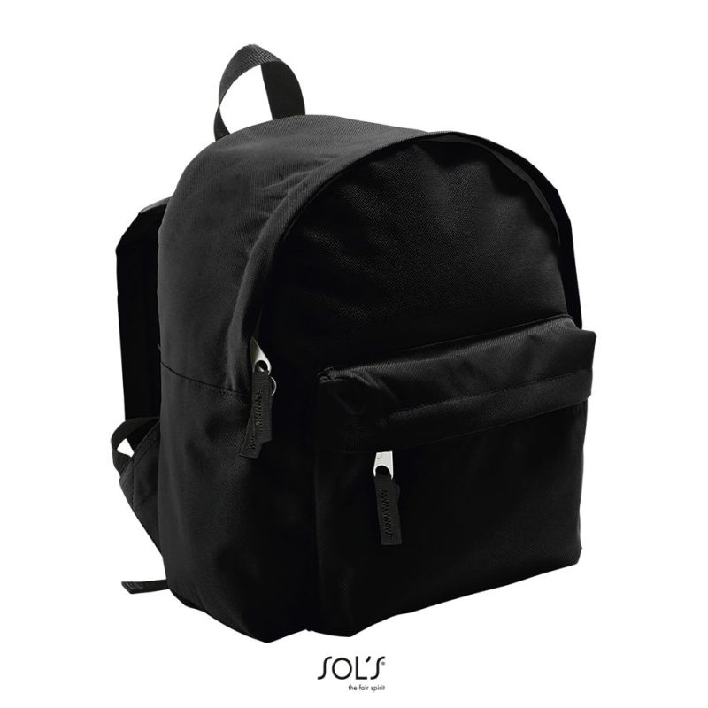 Mochila De Poliéster 600D Rider Kids Sols - Negro - Sols