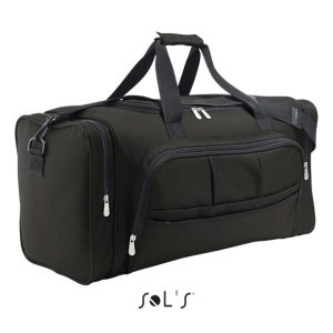 Bolsa De Deporte Multi Bolsillos De Poliéster 600D Week-End Sols - Negro - Sols