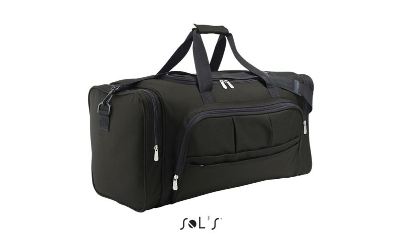 Bolsa De Deporte Multi Bolsillos De Poliéster 600D Week-End Sols - Negro - Sols
