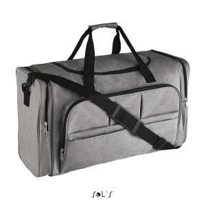 Bolsa De Deporte Multi Bolsillos De Poliéster 600D Week-End Sols - Gris Mezcla - Sols