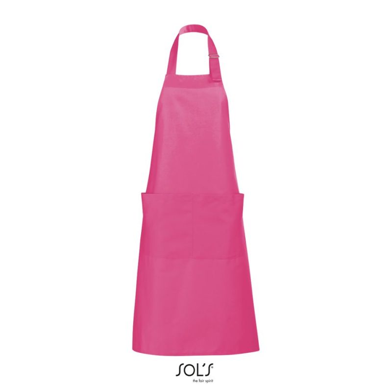 Delantal Largo Con Bolsillos Gala Sols - Rosa Orquídea - Sols
