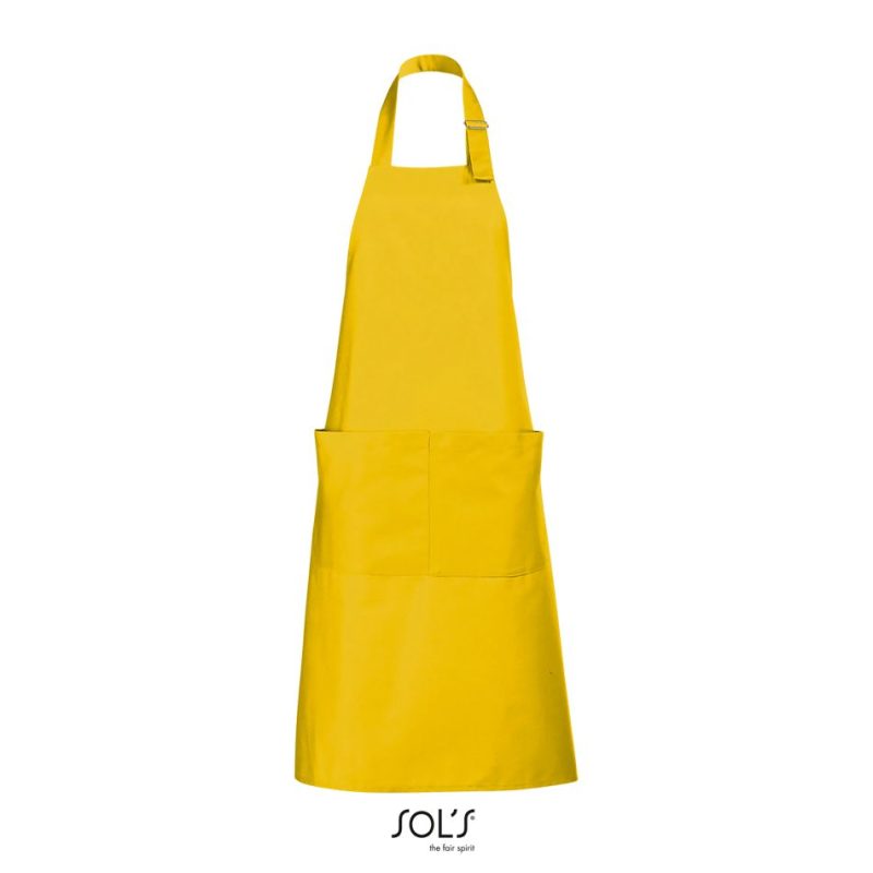 Delantal Largo Con Bolsillos Gala Sols - Amarillo - Sols