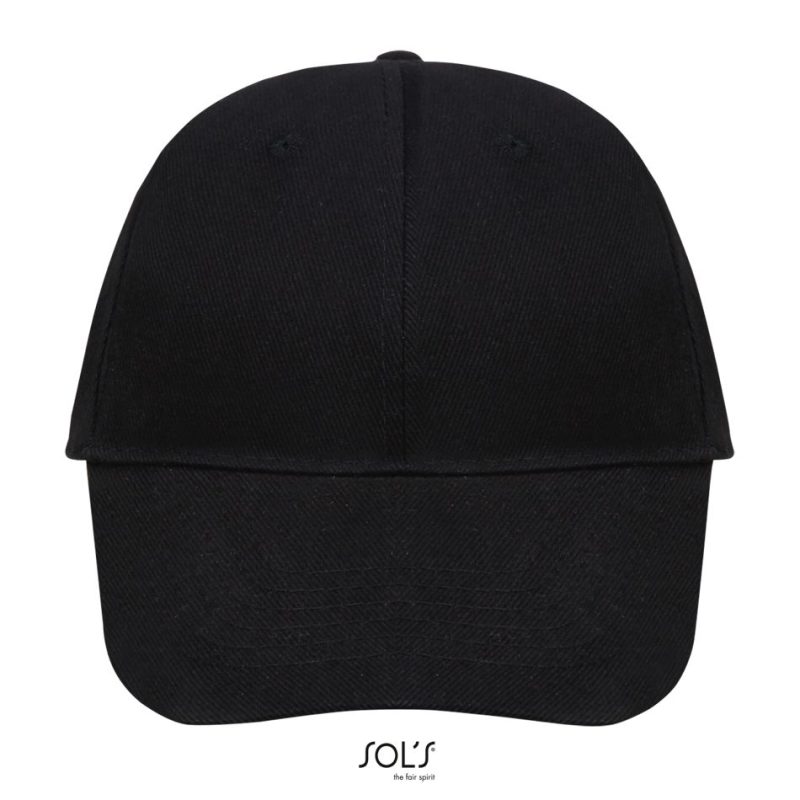 Gorra 6 Paneles Buffalo Sols - Negro - Sols