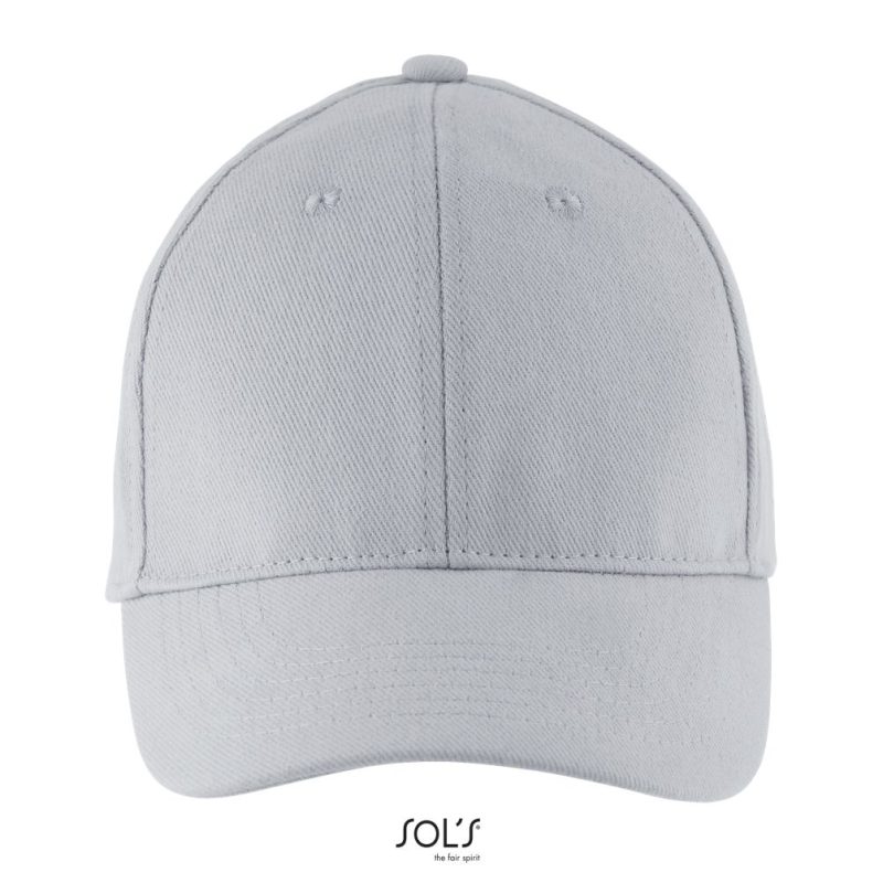 Gorra 6 Paneles Buffalo Sols - Gris Puro - Sols