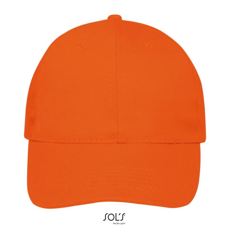 Gorra 6 Paneles Buffalo Sols - Naranja - Sols