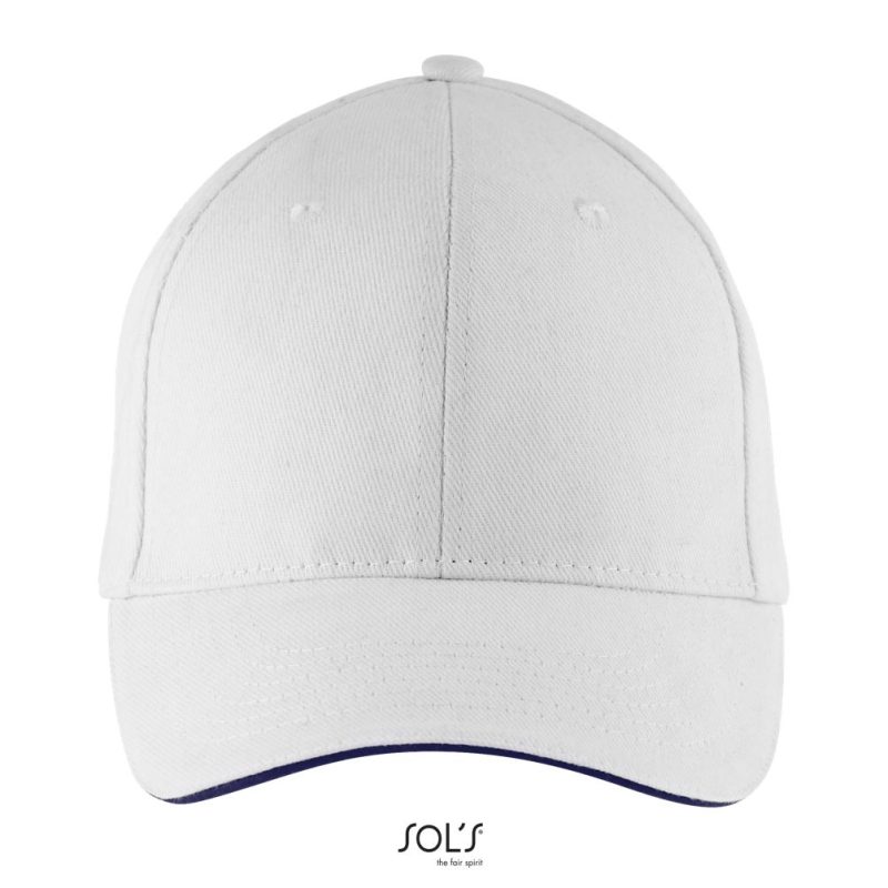 Gorra 6 Paneles Buffalo Sols - Blanco French Marino - Sols