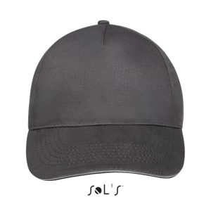 Gorra 5 Paneles Sunny Sols - Gris Oscuro Gris Claro - Sols
